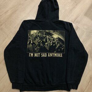 The Wonder Years I’m Not Sad Anymore Tour Band Hoodie Vintage Men's Medium Black